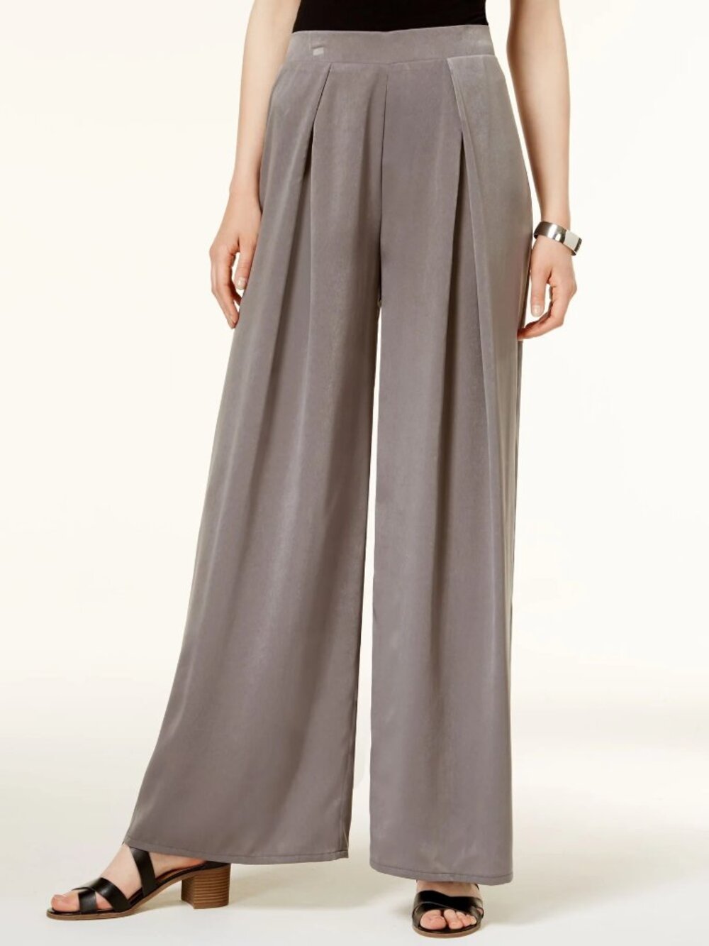 Dress Pants, Wide Leg, Pleated